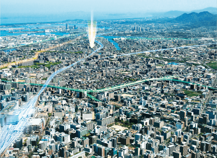 進化と発展を続ける躍動の“福岡”。都市の魅力を最大限に生かした珠玉の舞台。