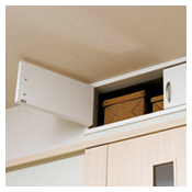 有るとうれしい上部収納