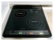 IHクッキングヒーター採用で安心・安全