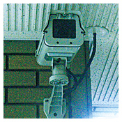 デジタル録画機能付の防犯カメラ