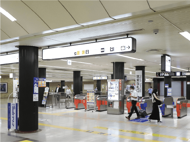 市営地下鉄「博多駅」