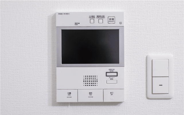 カラーモニター付インターホン